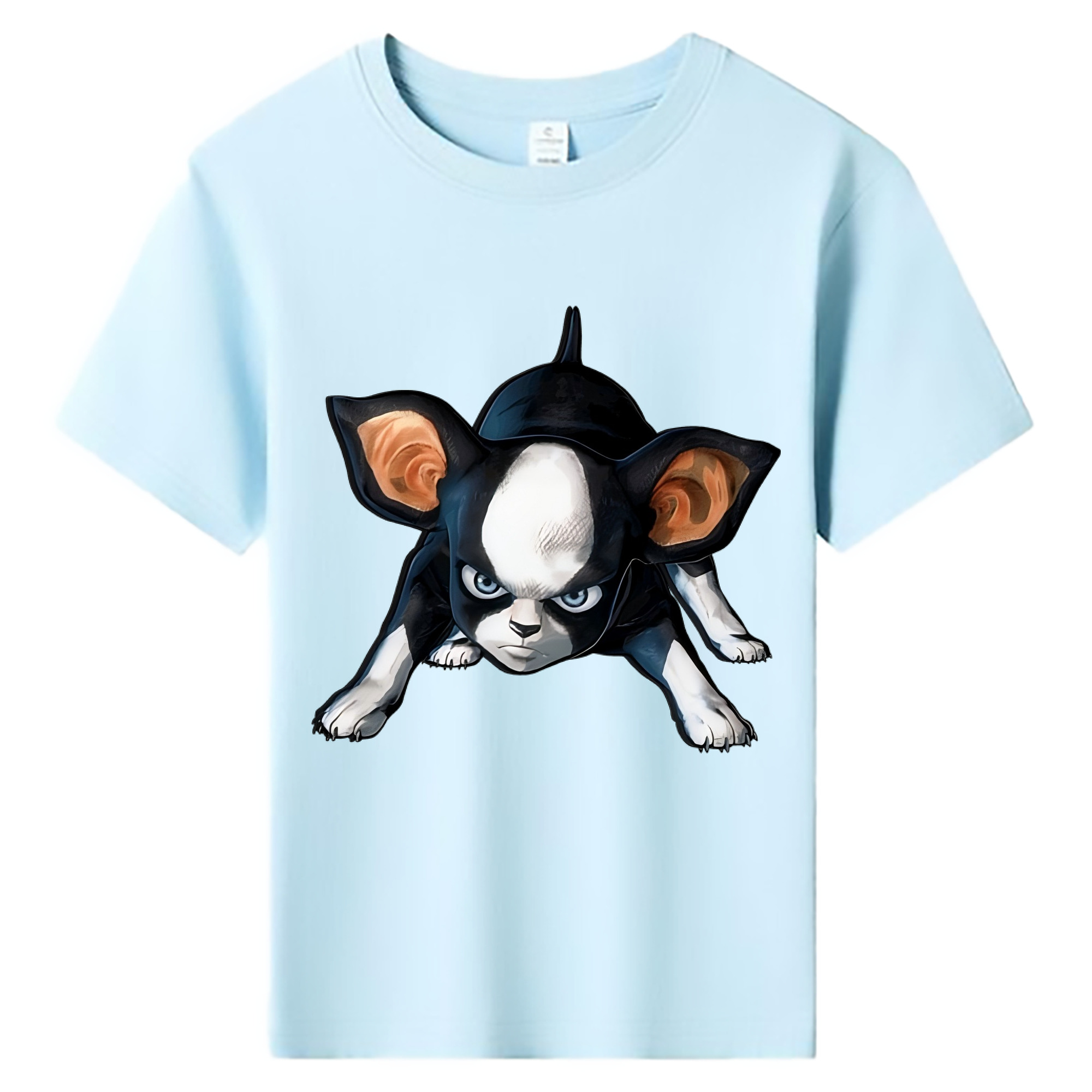 （画像用） ジョジョの奇妙な冒険 イギー JoJo's Bizarre Adventure Iggy 綿100％キッズTシャツ（フロントプリント）